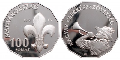 100 Forint Magyar Cserkésszövetség 2012 PP